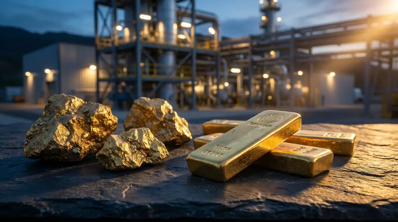 Gold doré bars